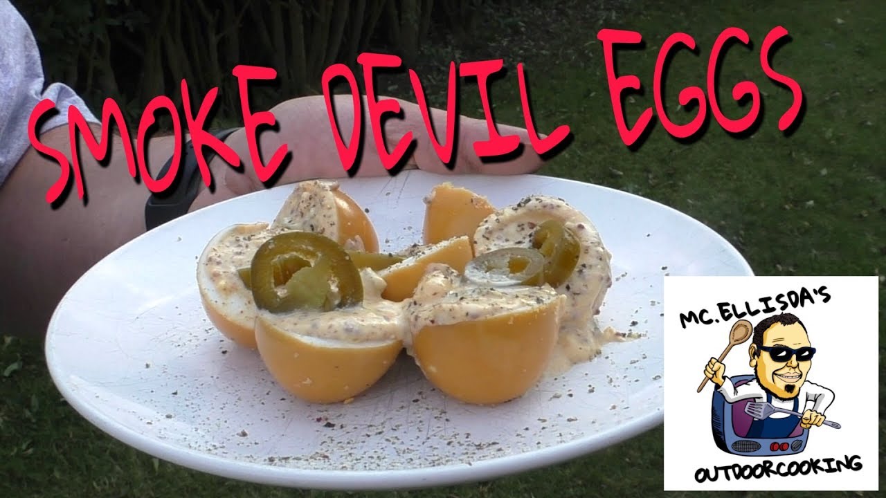 #079 - Fingerfood: smoke devil eggs // geräucherte Teufelseier 😈