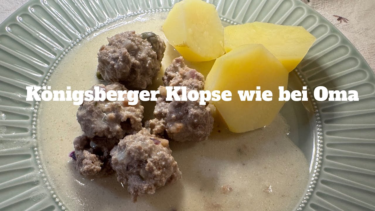 Königsberger Klopse wie bei Oma – Schritt für Schritt #königsbergerklopse#omasrezepte #zuckerfrei 
