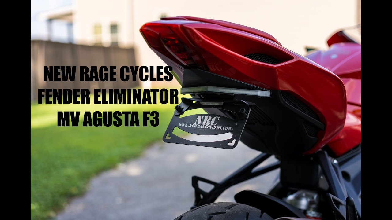 Установка нового антикрыла Rage Cycles на MV Agusta F3