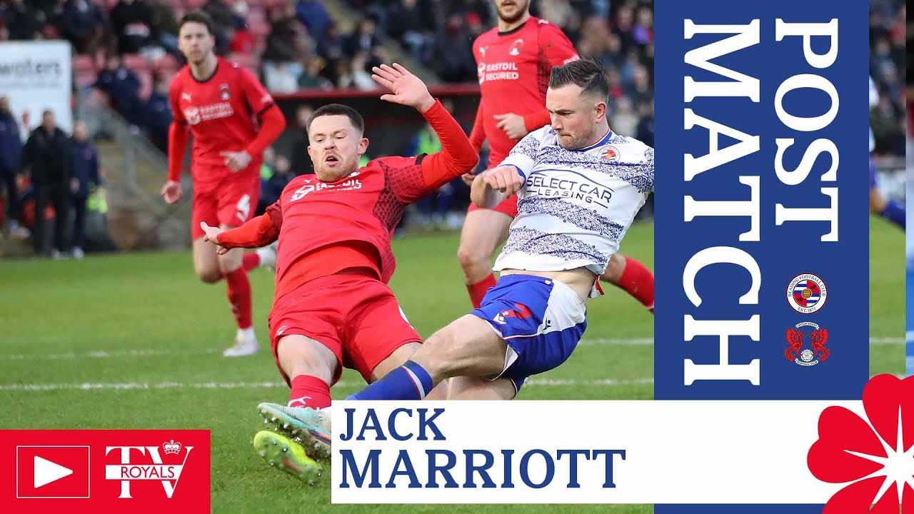 REACTION | Goalscorer Jack Marriott on defeat to Orient