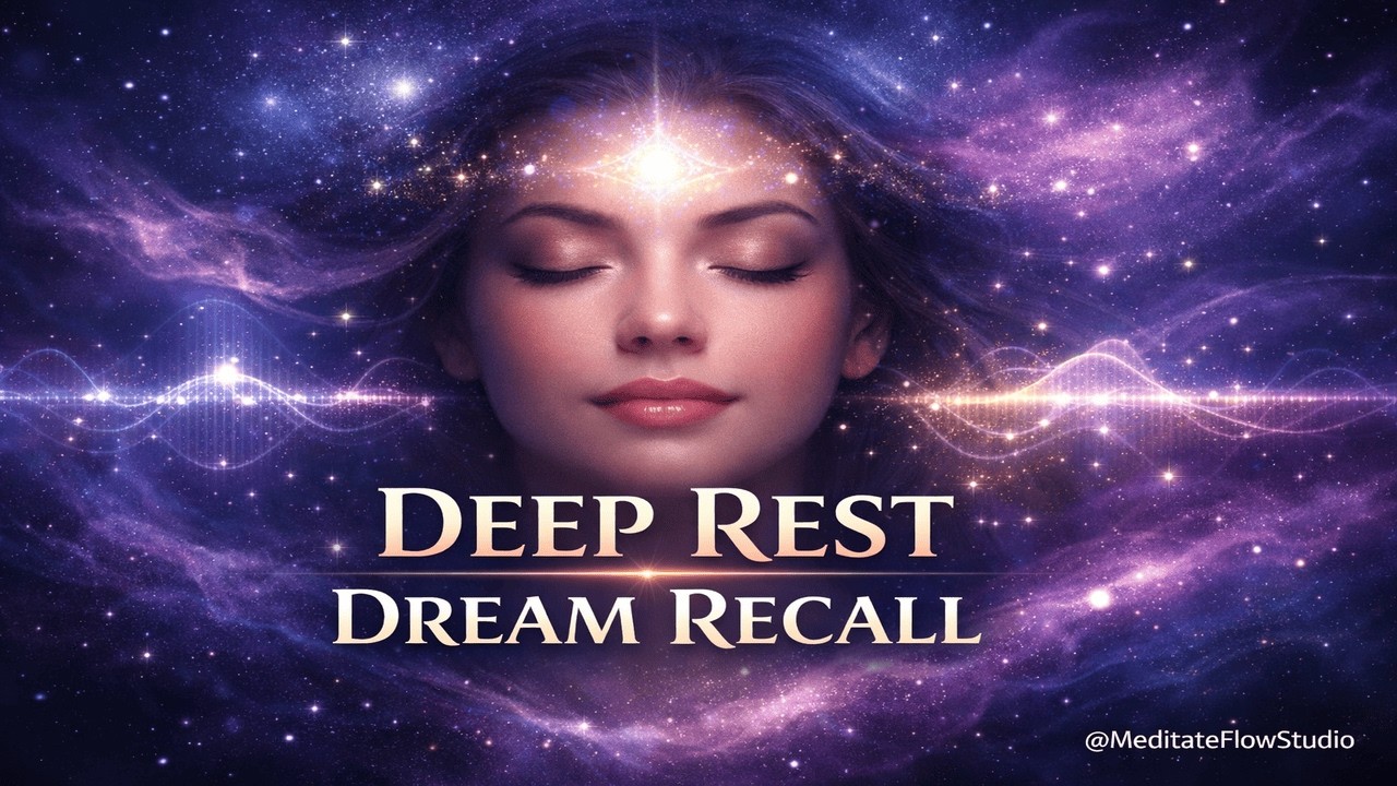 Deep Rest & Dream Recall Sonic Frequencies 🌙 Lucid Sleep | Theta-Delta Healing Music (2026)