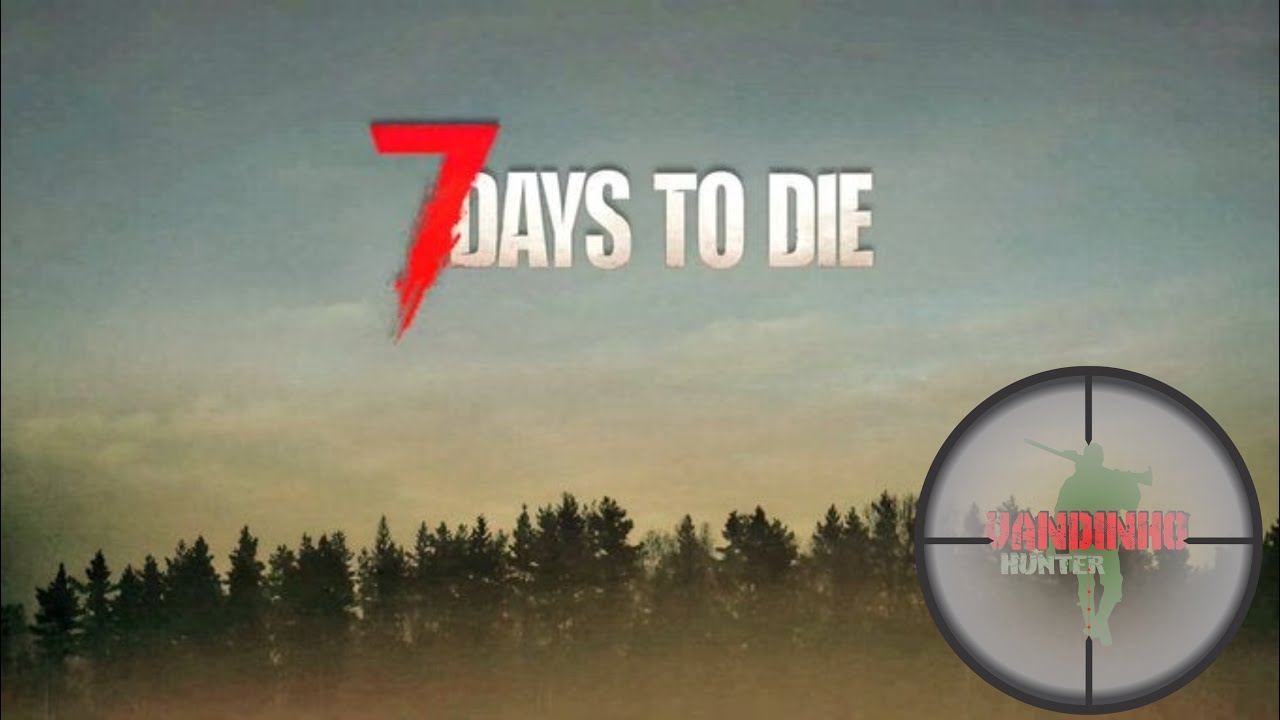 dia 4 7days to die sobrevivendo somente com arco e morte permanente, avançamos na construção