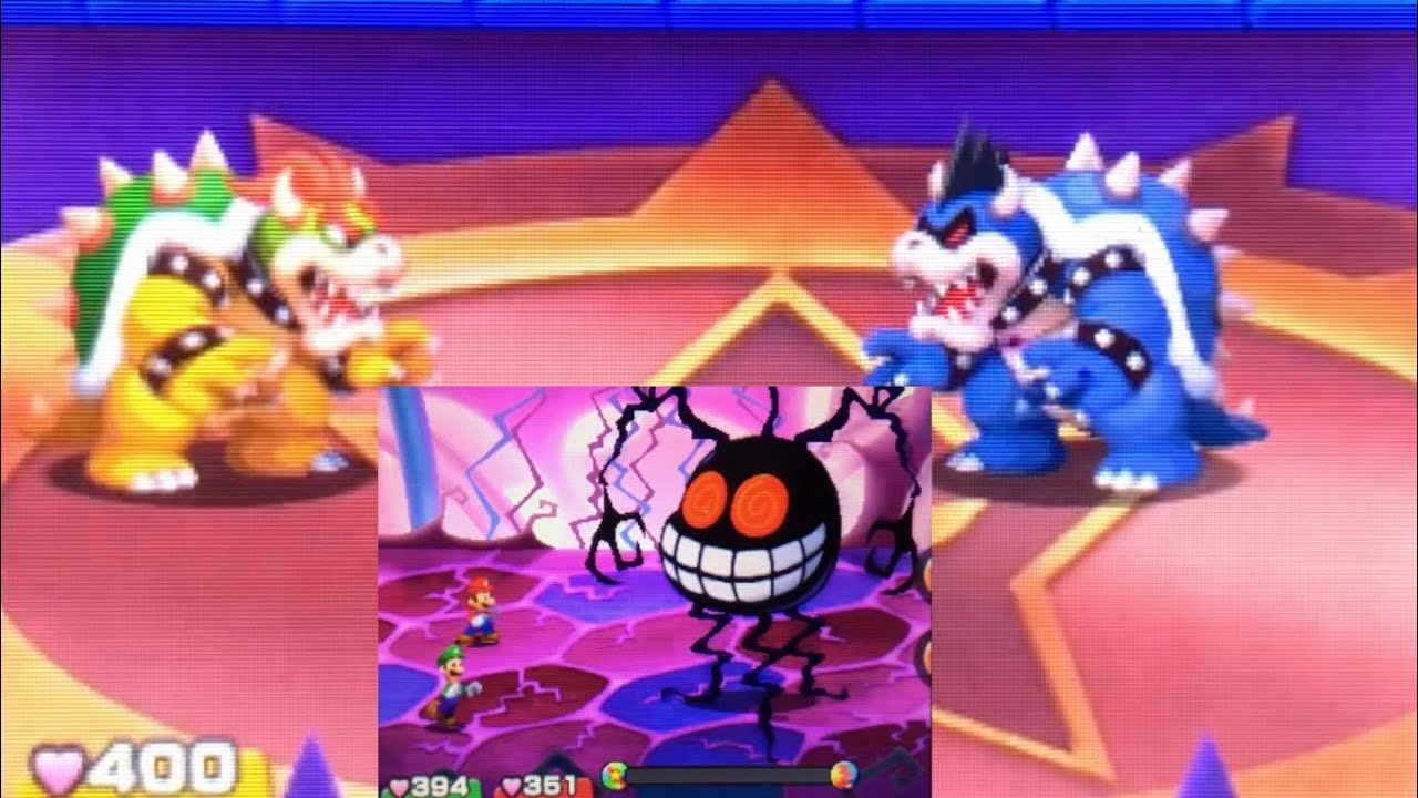 Mario & Luigi Bowser’s Inside Story 3DS - Final Boss: Dark Bowser & Dark Star Core (+ No Damage)