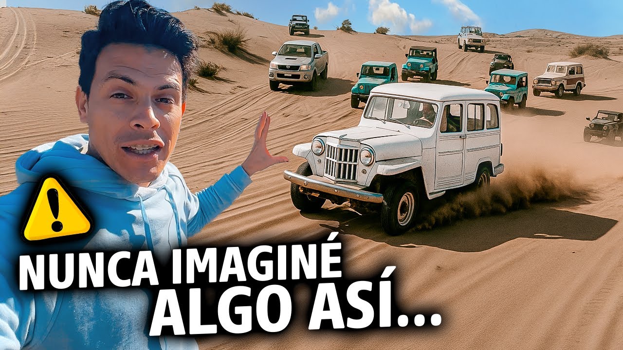 ⚠️ Nos metimos en Caravana de AUTOS CLÁSICOS [4x4] al Sahara argentino… (❌ NO todos salieron ILESOS)