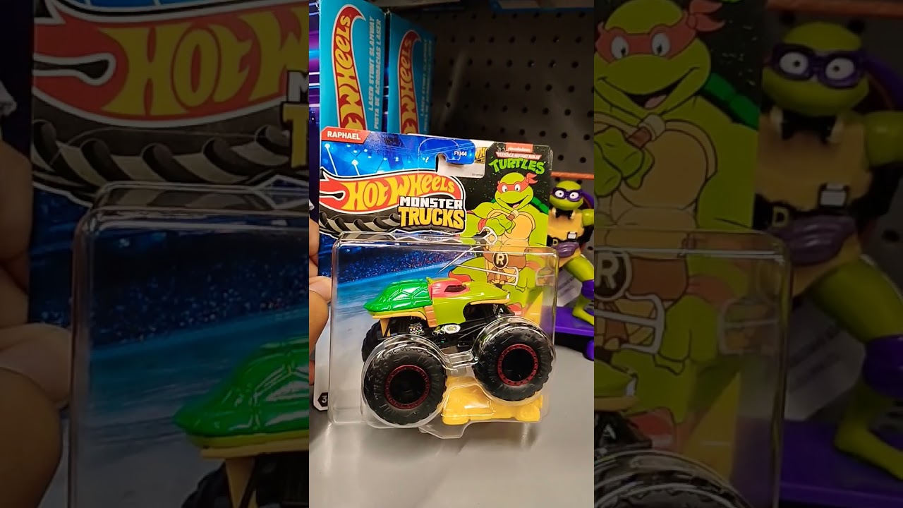 #edit #diecastcars #hotwheels #popular #toys #toyvehicles #hotwheelcars MONSTER TRUCK RAFAEL TURTLE