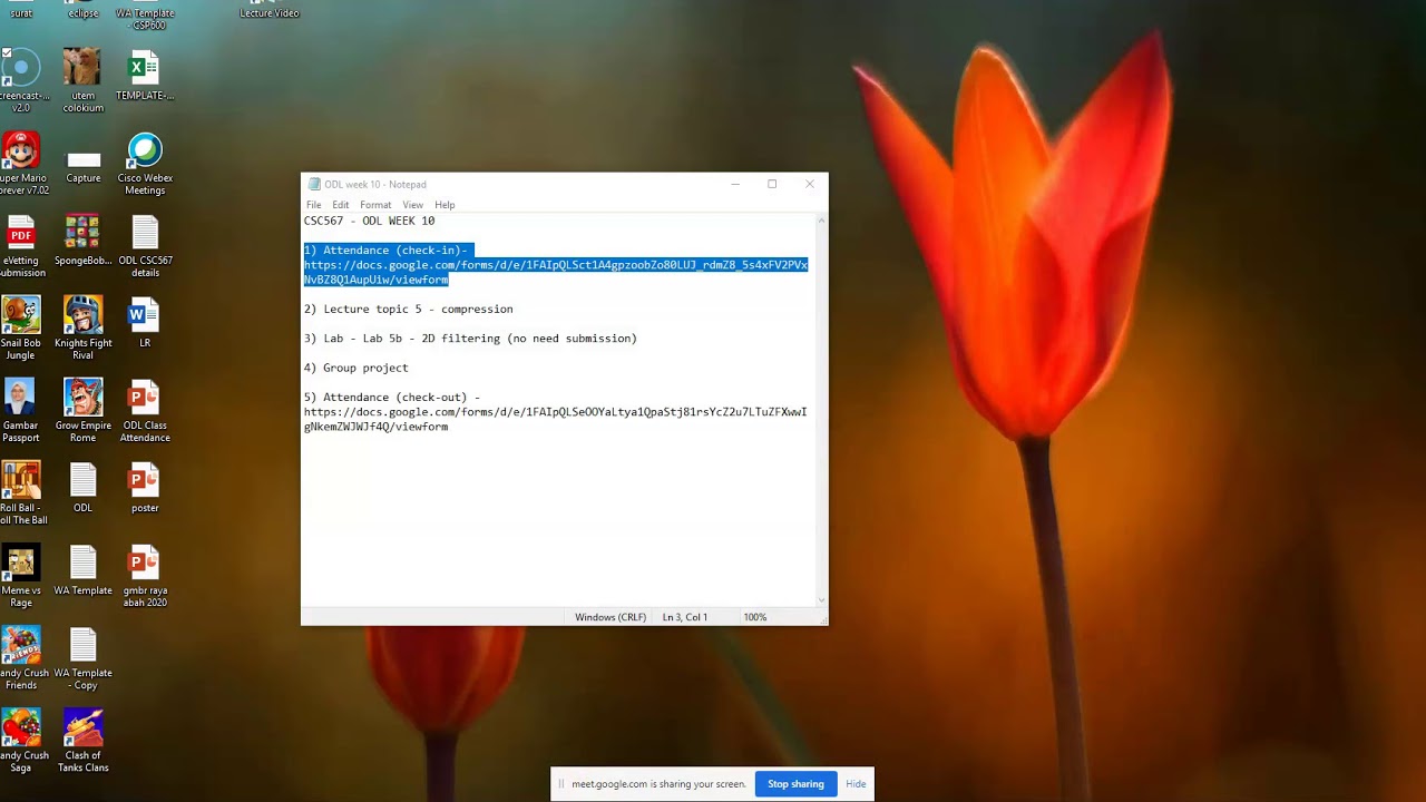 CSC567 - TOPIC 5: LOSSLESS COMPRESSION