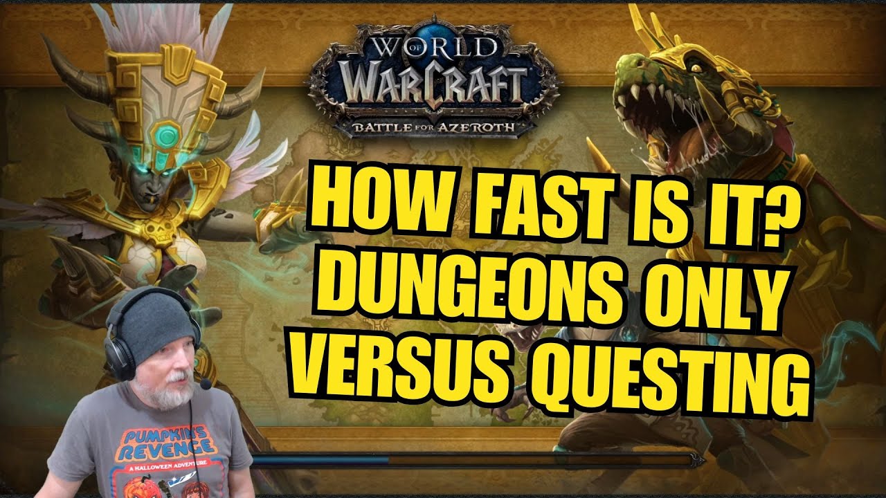 How Fast Is Leveling Only With Dungeons Compared to Questing In World of Warcraft Retail?