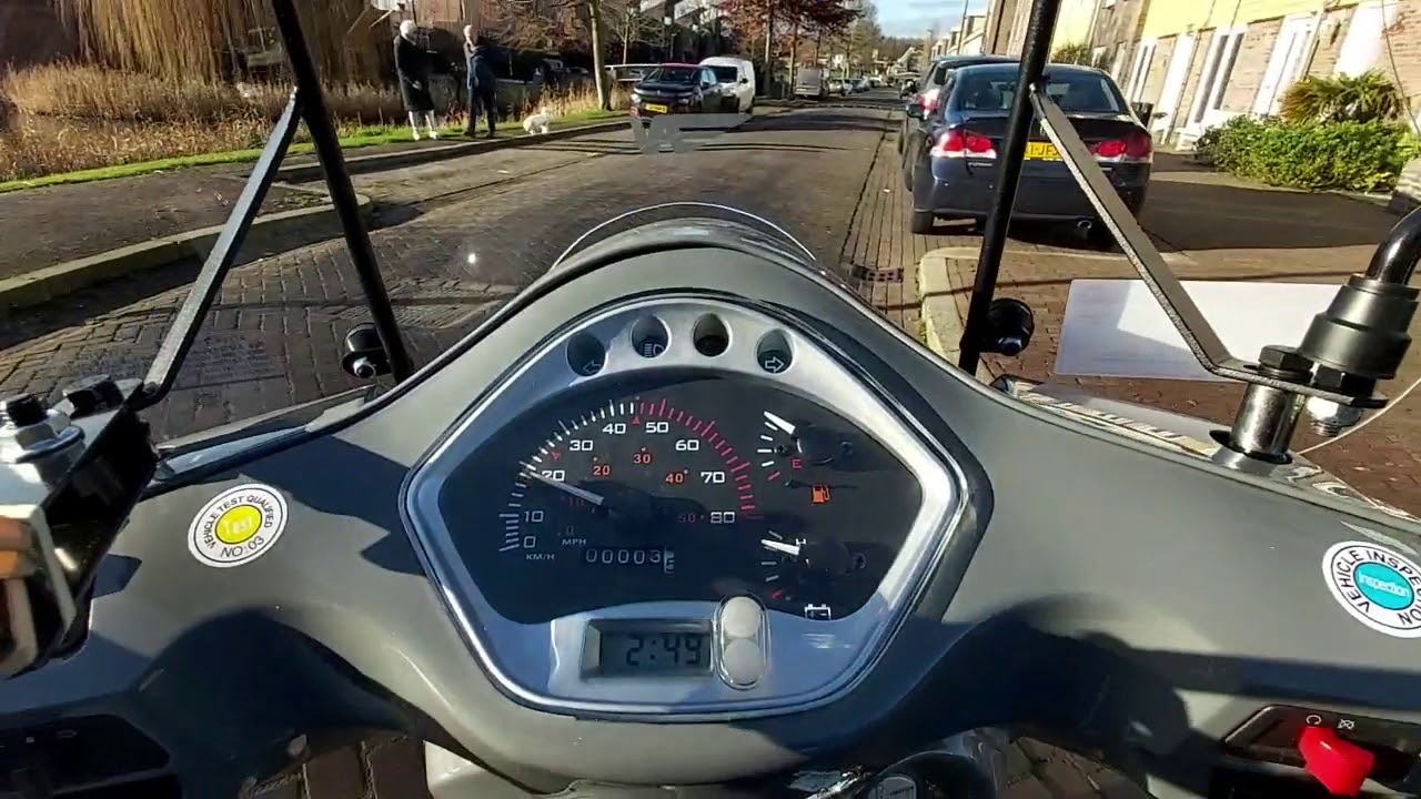 Killerbee VXL 25 km/h snorscooter virtuele proefrit