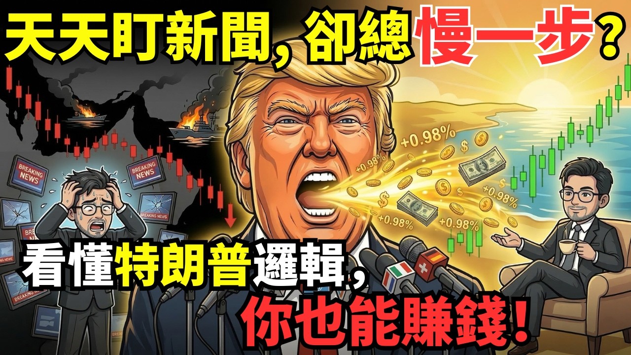 別被新聞騙了！拆解特朗普真實目的，看懂這套獲利邏輯你也能賺錢！