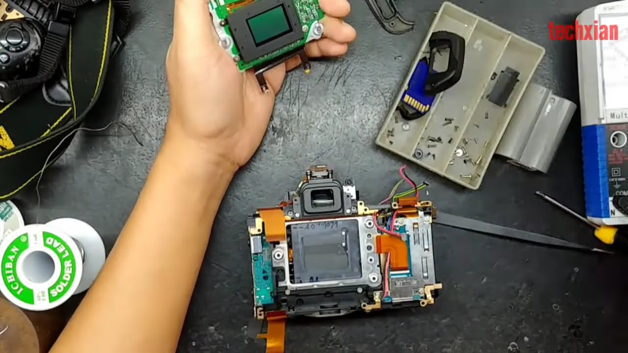 NIKON D7100 ERROR/SHUTTER BLADE REPAIR/DISASSEMBLE/ASSEMBLE/FIX