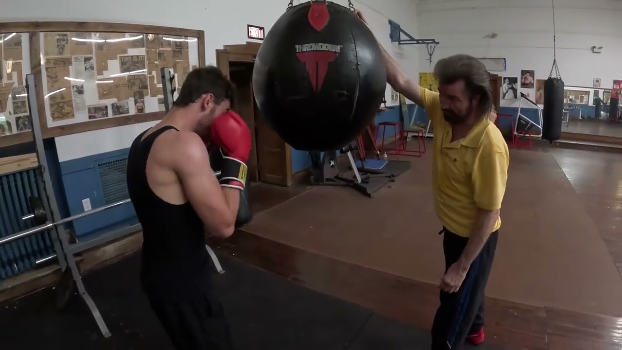 Peekaboo Boxing: Cameron Uppercut Training with Coach George Young in Cus D' Amato's Boxing Gym NY.