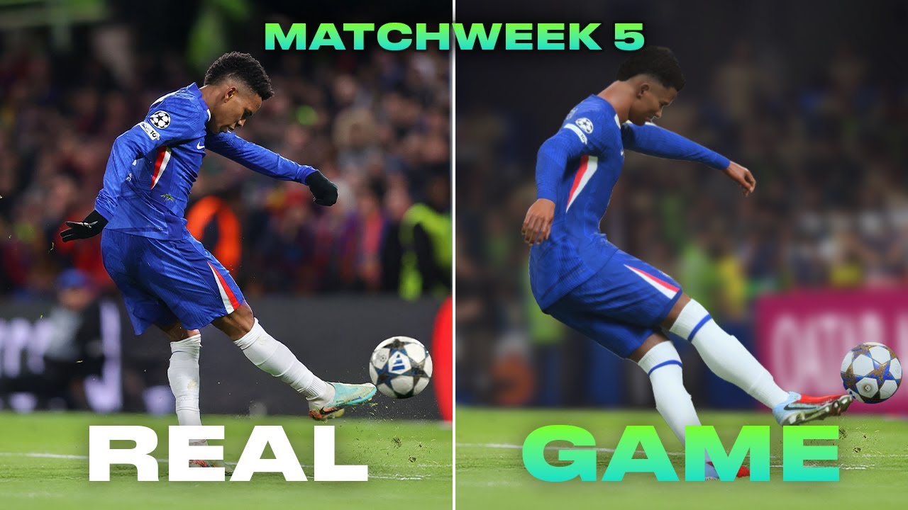 Champions League 25/26 Best Goals of Matchweek 5 (EAFC 26 Recreation)