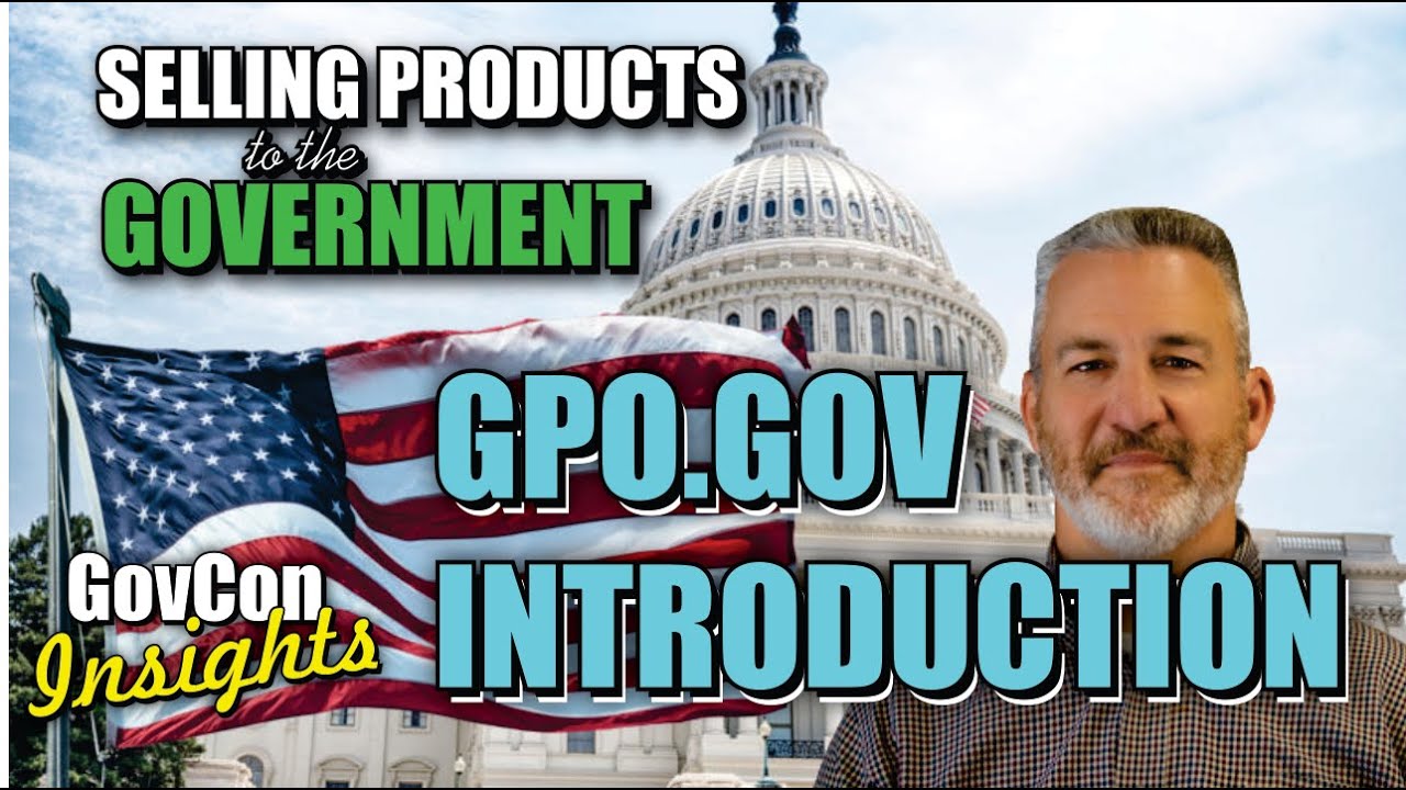 GPO.GOV Introduction & Registration
