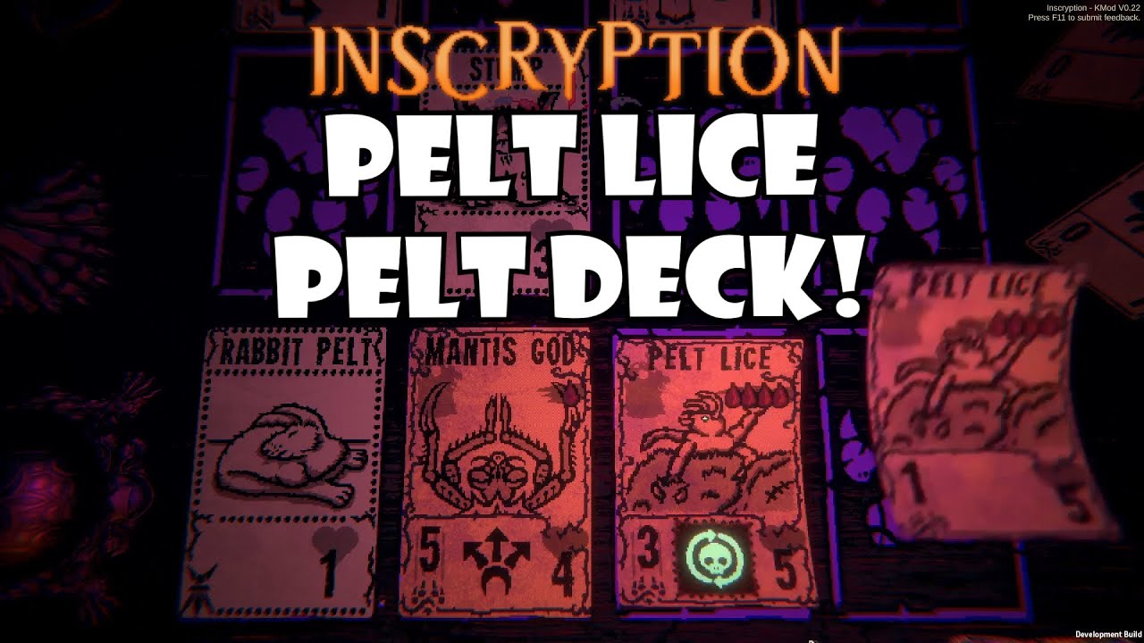 The Pelt Lice need a Pelt Deck! | Inscryption Kaycee's mod