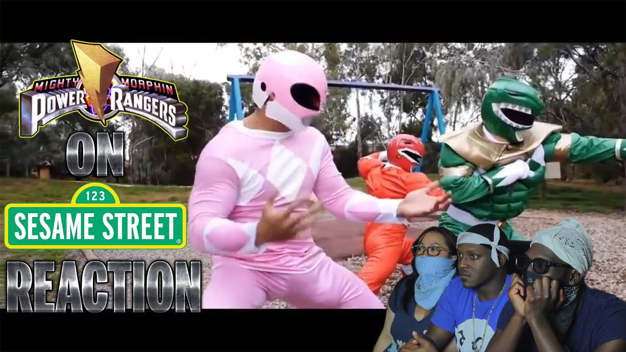 Power Rangers on Sesame Street Reaction