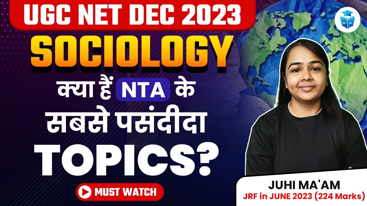 UGC NET Sociology Most Scoring Topics | Important Topics | NTA UGC NET Dec 2023 JRFAdda