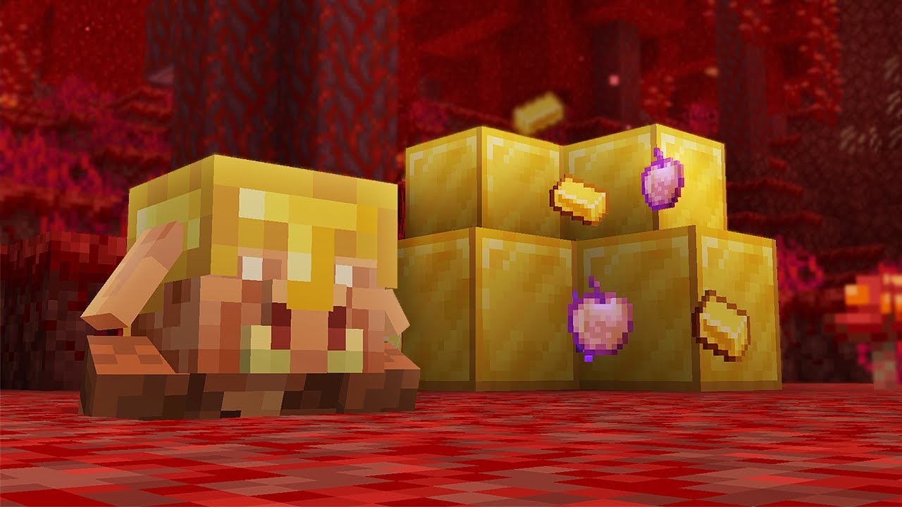 Minecraft, But Piglins Trade Op Items...