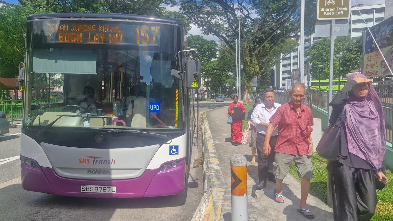 SBS Transit Bus Service 157 Scania K230UB Euro V Batch 1 SBS8787L
