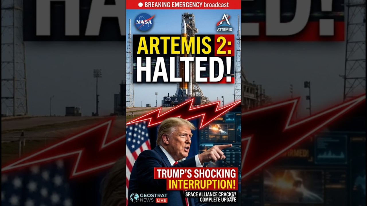 🔴 ARTEMIS 2: TRUMP'S AWKWARD INTERRUPTION! 🚀 | Space Alliance Cracks?#nasa#artemis2#middleeastcrisis