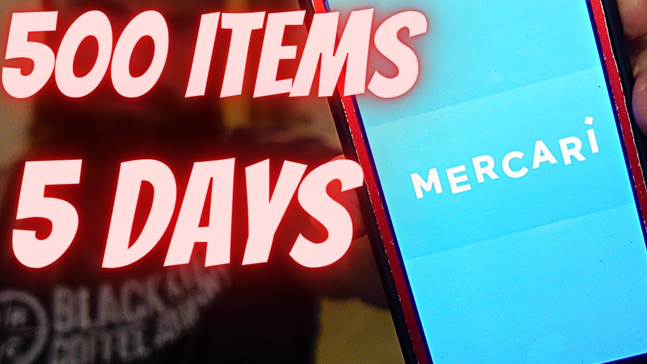 I listed 500 items on Mercari in 5 days AND this is what happened!