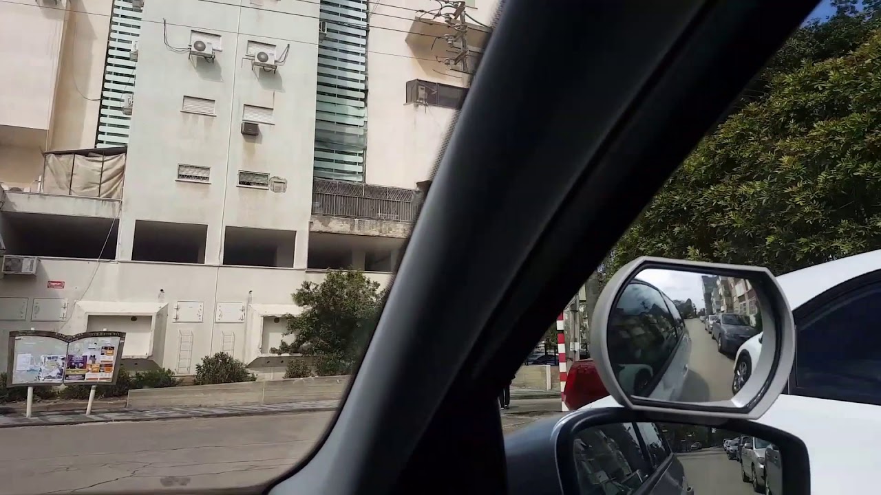 טסט נהיגה. מלכודת ברחוב גולן, קרית ביאליק. תמרור נסתר