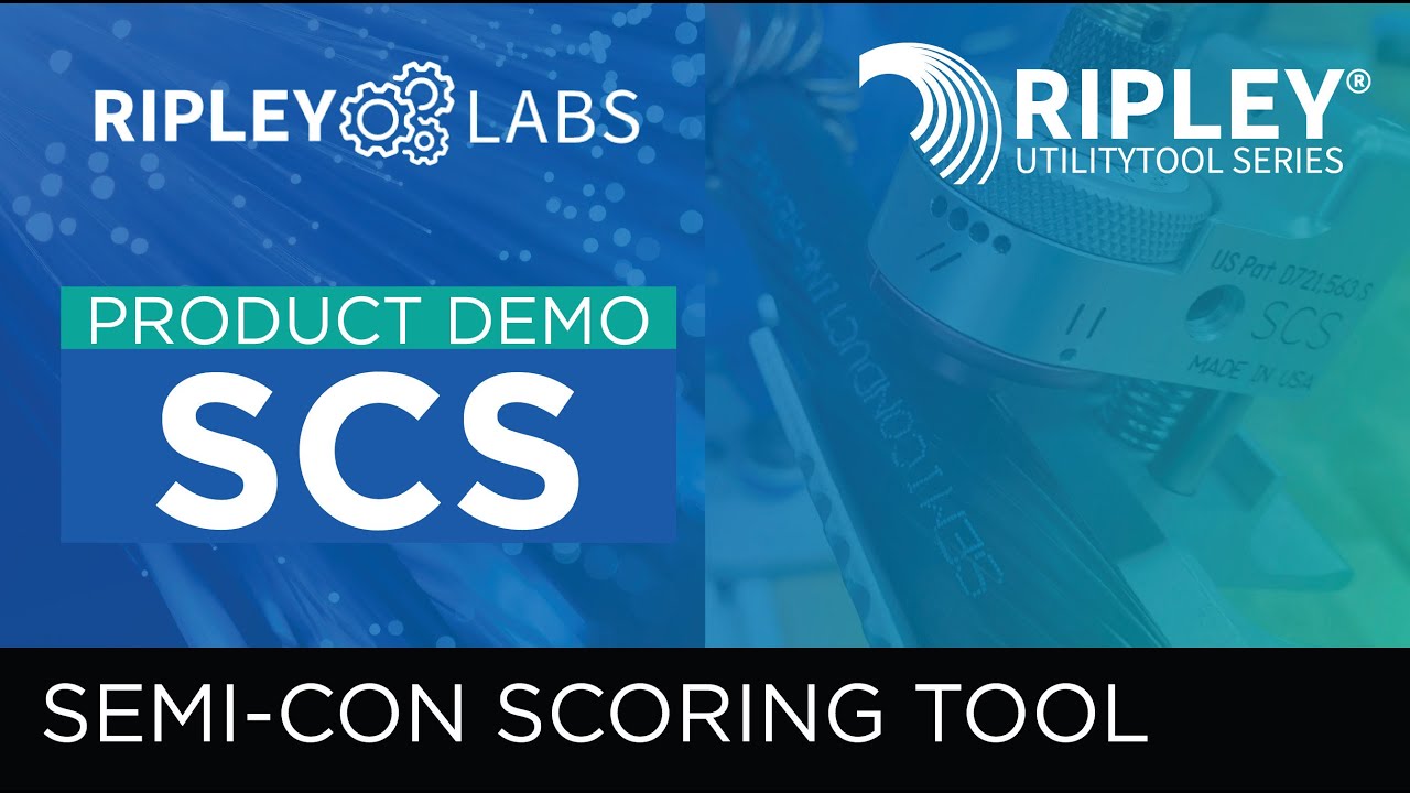 Ripley Labs Demo: UtilityTool Series SCS Semi-Con Scoring Tool