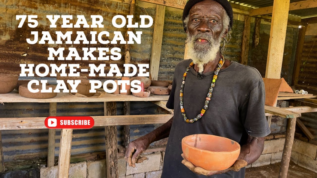 Jamaican Creativity  - From Clay to Masterpiece  in his Backyard