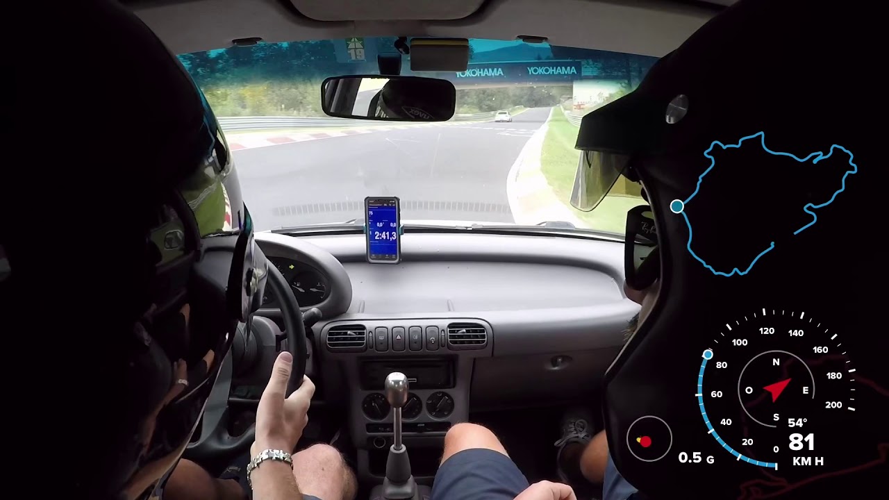 Nordschleife BTG. Micra K11 on track