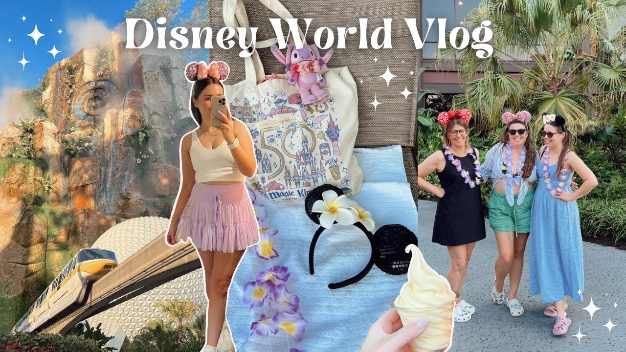 DISNEY WORLD VLOG ✨🏰 DAY 2 | EPCOT, Tambu Lounge, Happily Ever After from the Polynesian Resort!