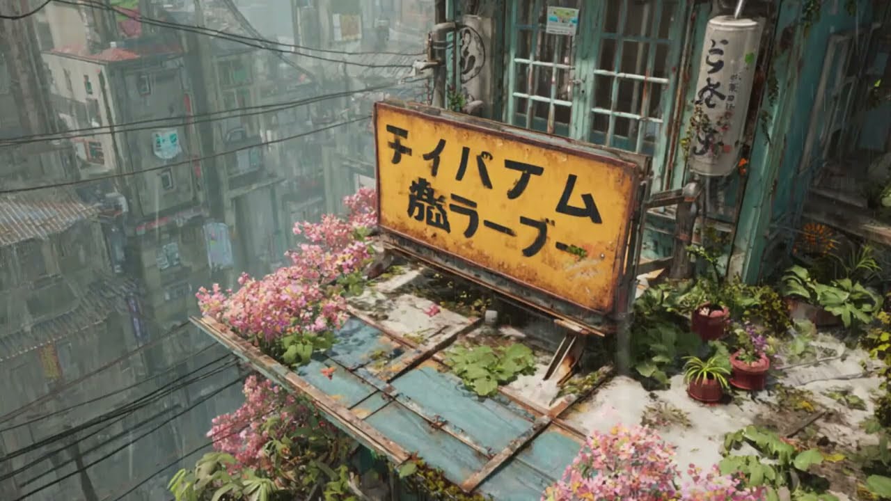 Hidden Japanese Alley 🌿 Calm City Ambience for Focus & Relaxation