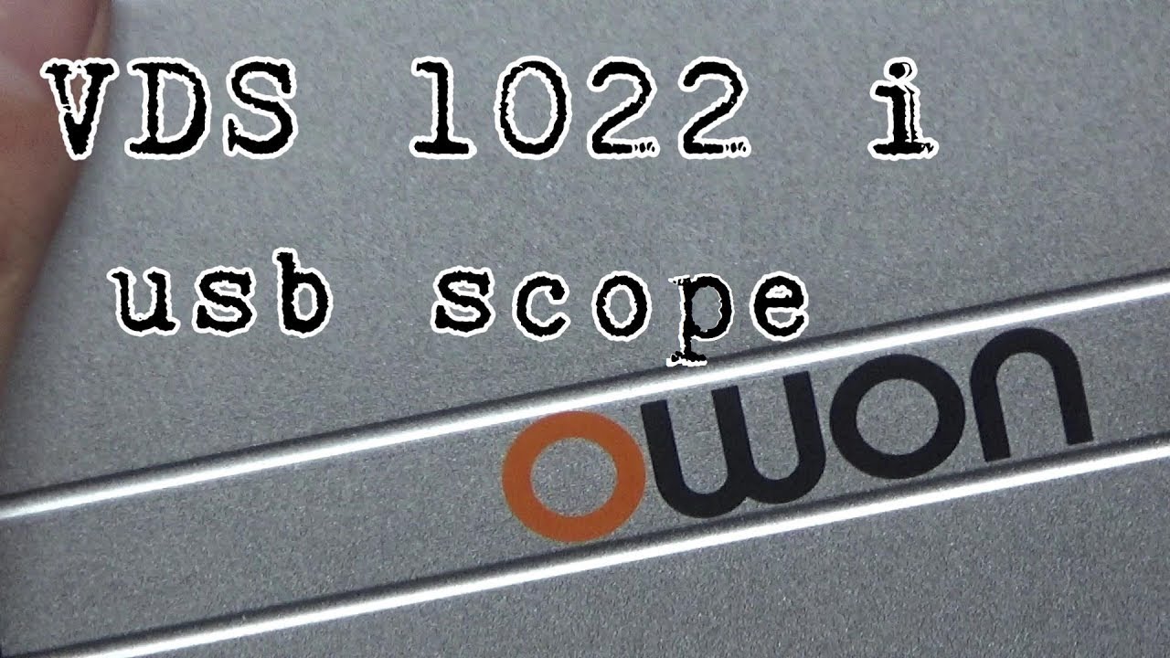 #013 - OWON 1022i usb oscilloscope 2 ch / 25MHz