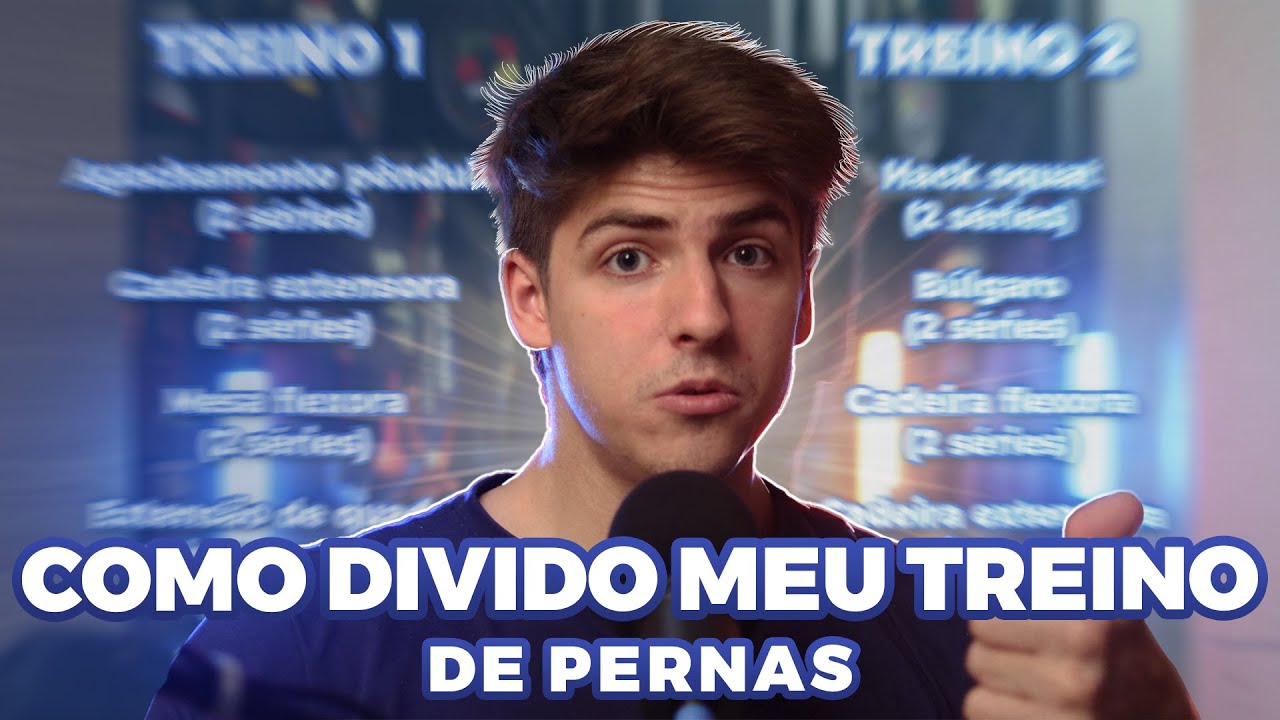 Como um NATURAL deve treinar PERNAS 🌱 - Aprenda a dividir e ordenar seus treinos 🔥