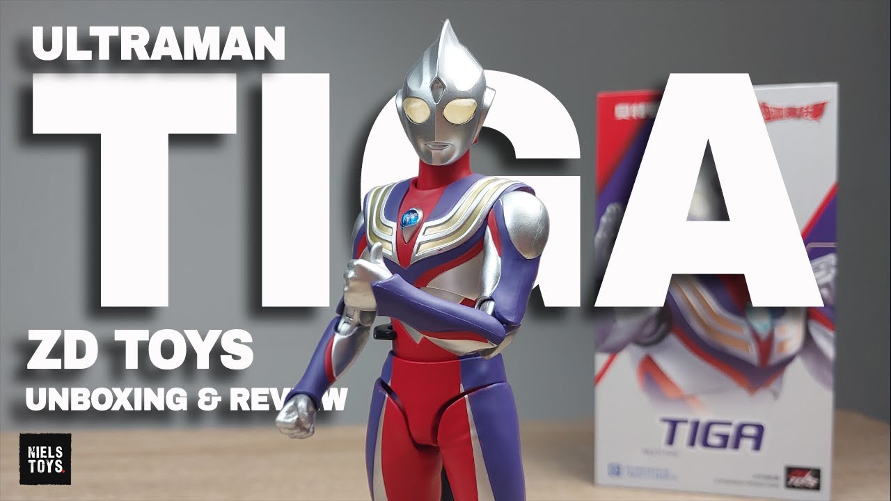 ASLI UNIK BANGET NIH FIGURE! ZD TOYS ULTRAMAN TIGA COMPOSITE LED REVIEW