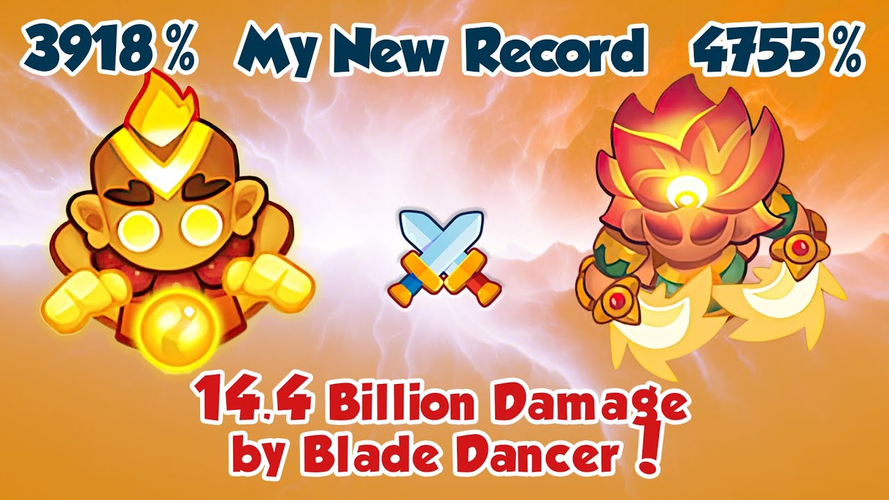 My new record 14.4 Billion Damage with Blade Dancer vs max talents Monk | Rush Royale
