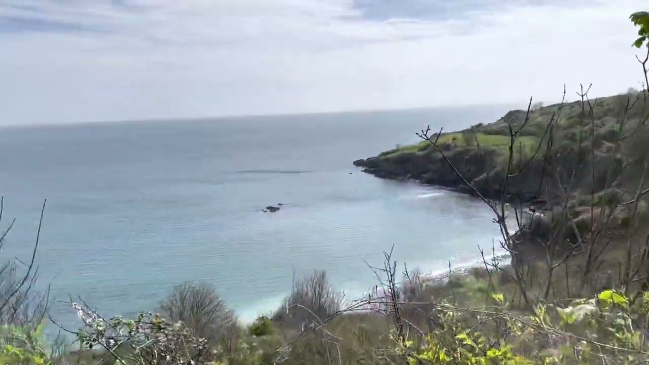 St Mary’s Bay Brixham coastal path walk to where Pontin’s Dolphin once stood April 2022