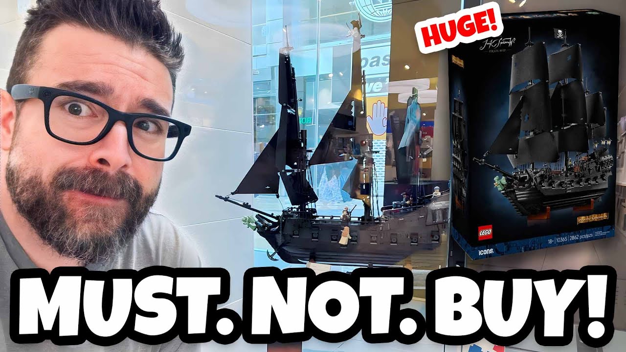 Trying NOT to Buy the LEGO Black Pearl (Release Day Hunt!)