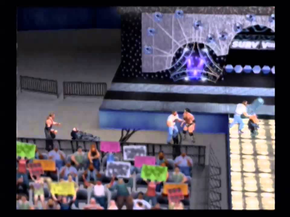 Triple H, HBK, & Undertaker vs nWo (Elimination) - WWE Smackdown! SYM (PS2)