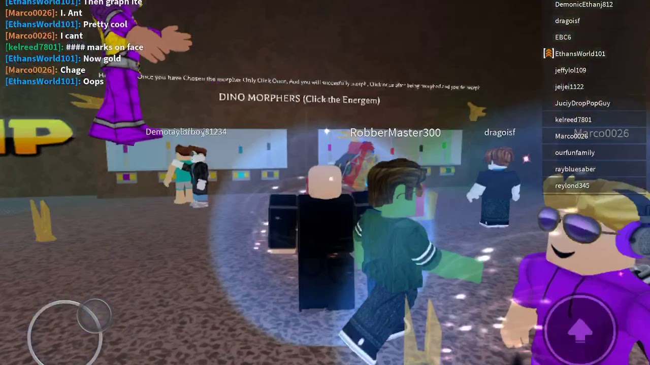 Power rangers Dino charge game roblox