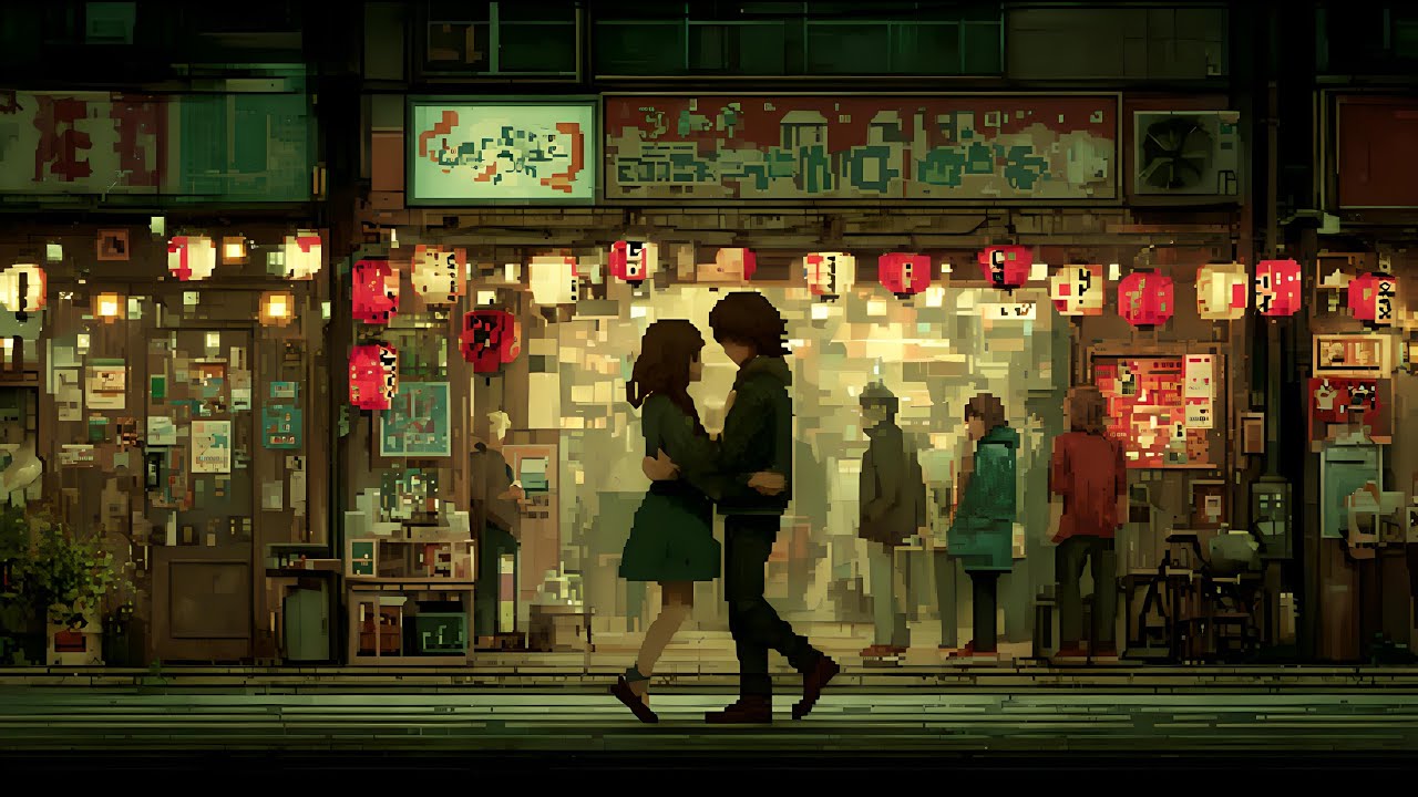 Romantic Urban Evenings 🌆 | Retro Synth Pop & Japanese Lantern Vibes