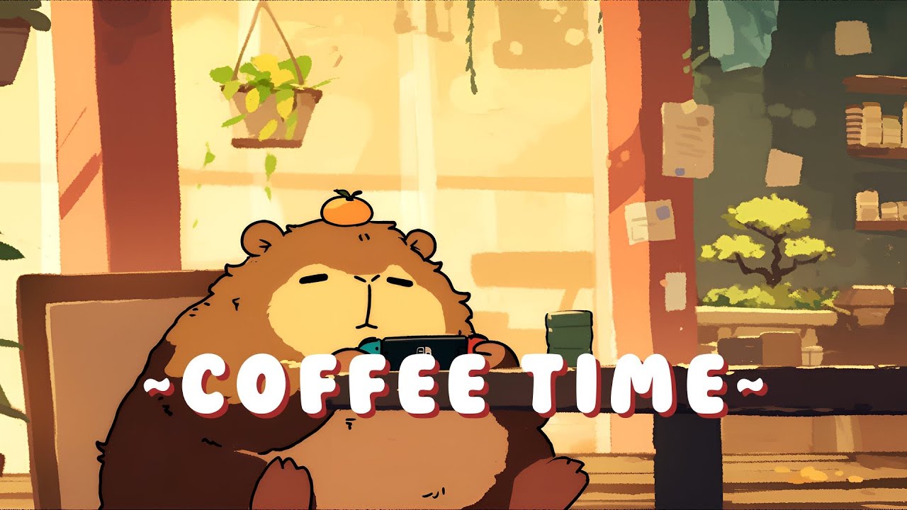 Lofi Capybara Radio - Relaxing Beats to Study/Sleep/Chill ~ Zen Moments ~ 🌸 ☕