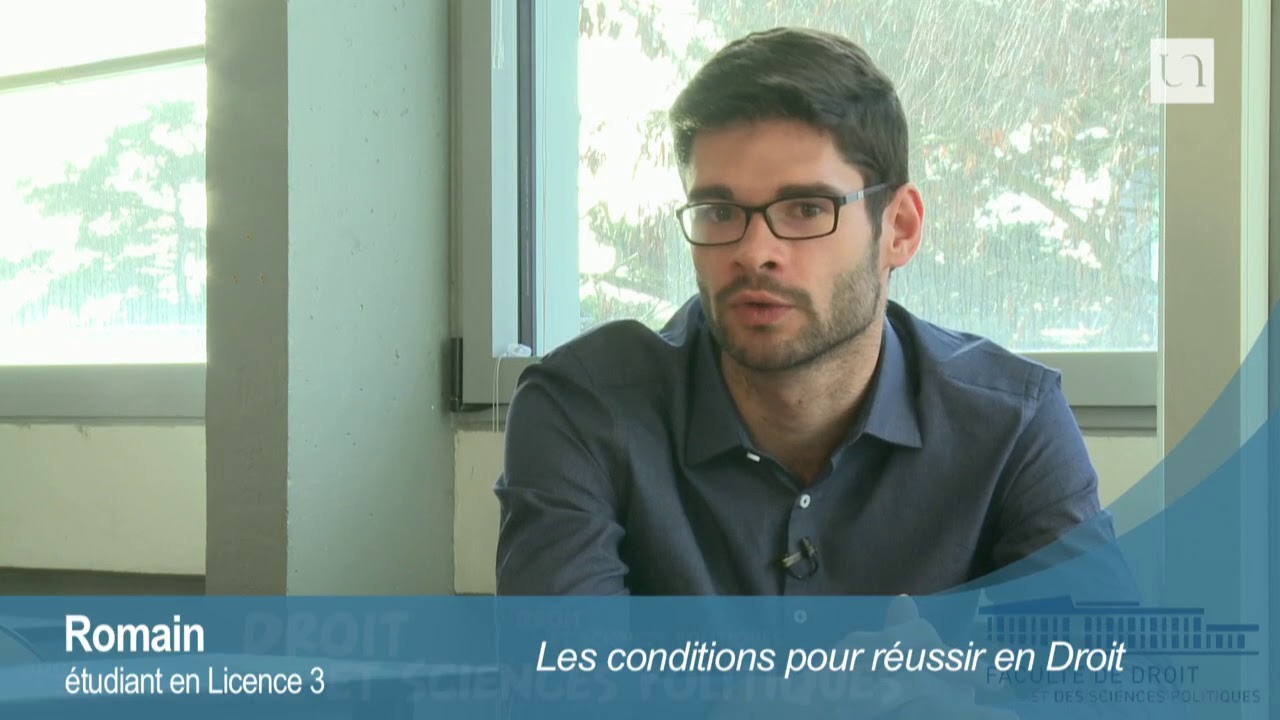 Réussir sa licence de droit // Témoignage de Romain, licence 3 de droit