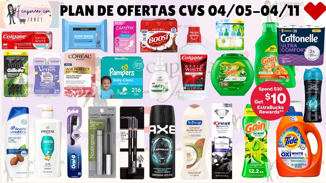 📍🔥Plan de ofertas CVS Abril 05-11 las mejores ofertas de la semana usando cupones digitales 🔥🔥🔥