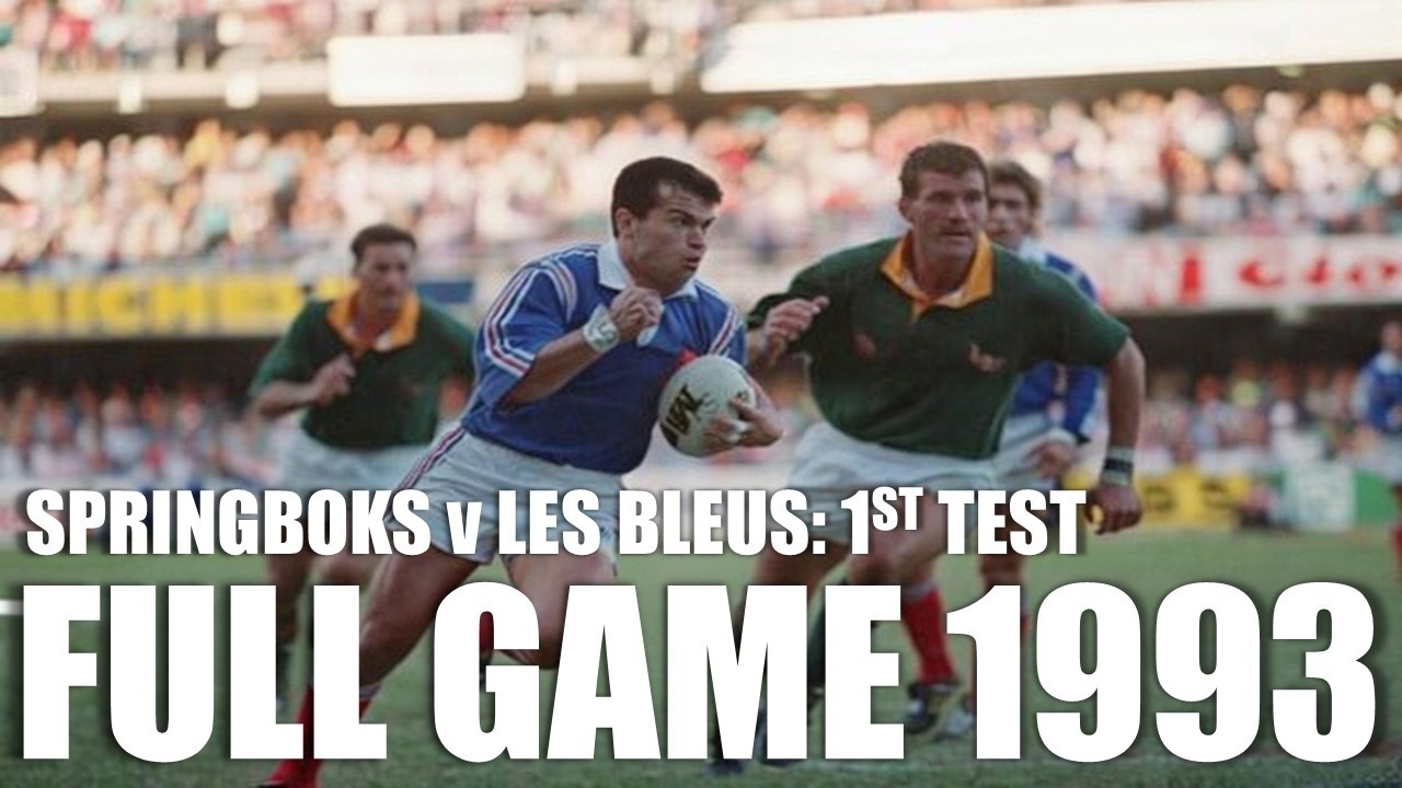 South Africa v France | 1993 | Test 1 | Full Game