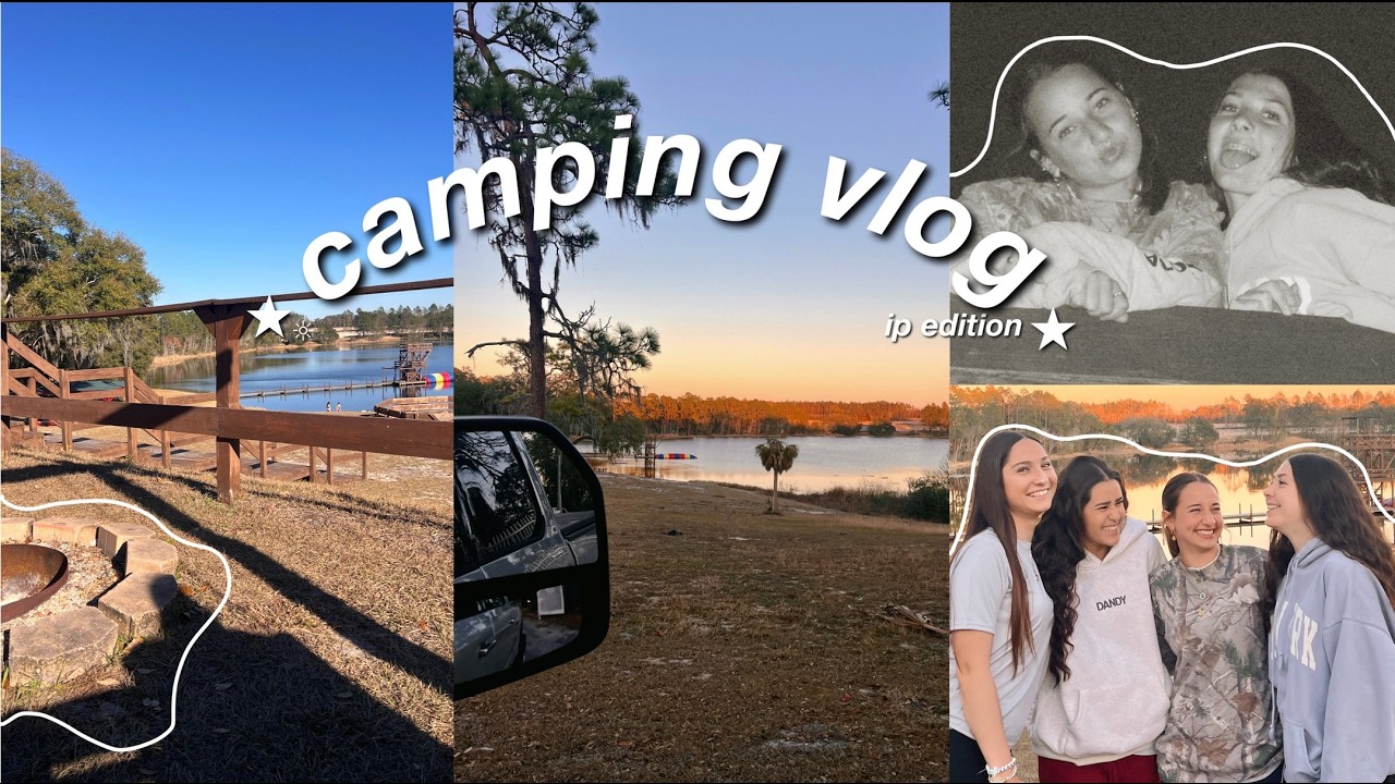 camping vlog ⛺ | hanging out, taking photos, overnighters