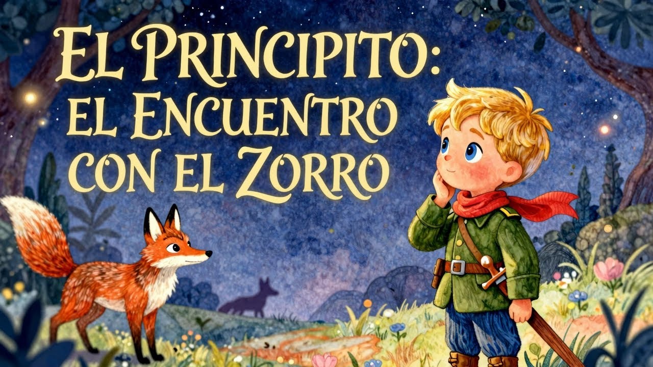 El Principito y el Zorro: El Secreto de la Amistad 🦊✨  - Cuentos Educativos para Niños - Olesur