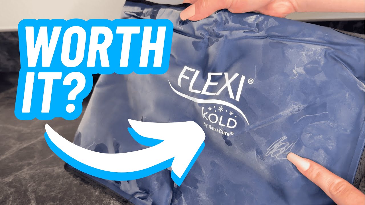 Best Reusable Gel Ice Pack for Injuries & Back Pain Relief | NatraCure FlexiKold Review (Large Size)