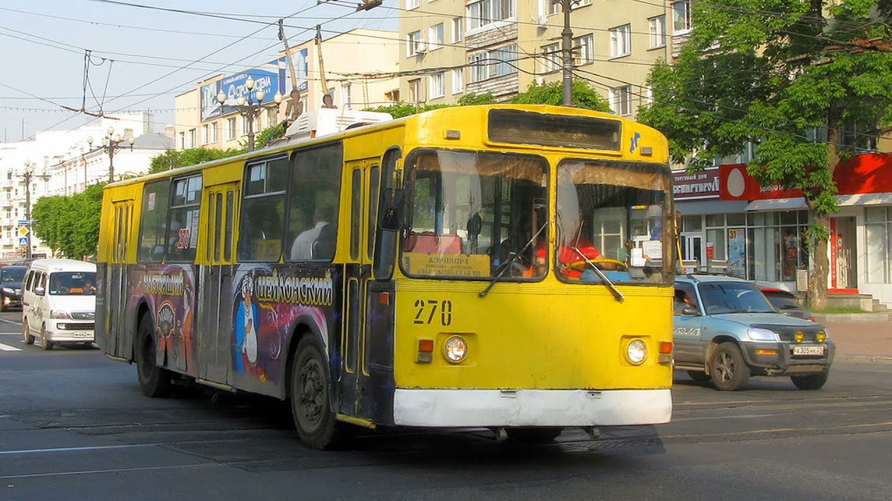 Ушедшие в историю (списанные) троллейбусы, город Хабаровск