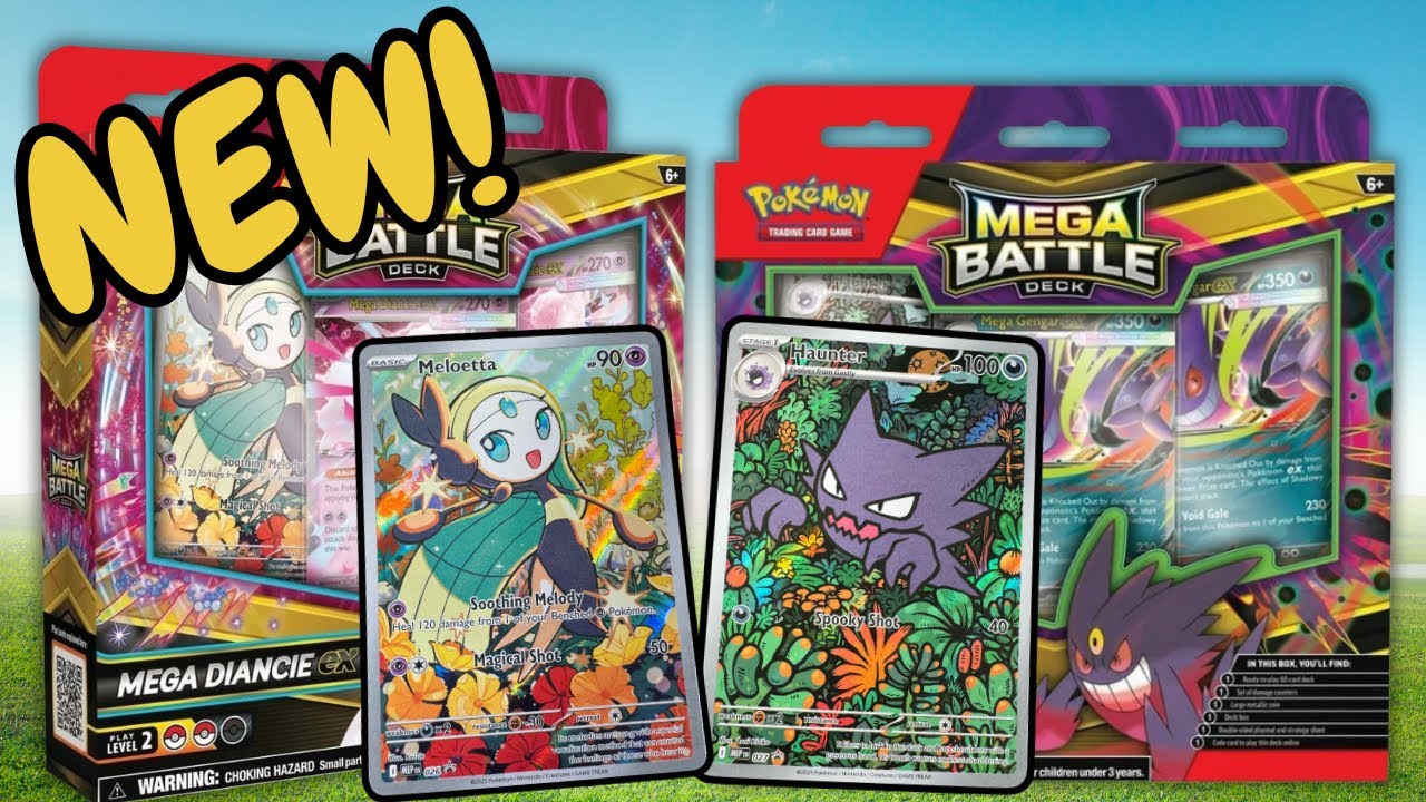Gengar & Diancie ex Mega Battle Decks ПРЕКРАСНЫ!