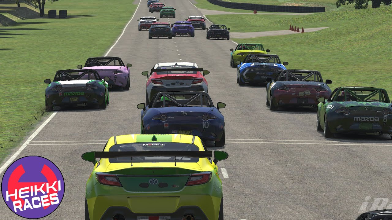 Caos desatado antes de la salida (iRacing / Summit Point / Mazda MX-5 (Sim-Lab)) || Heikki360ES