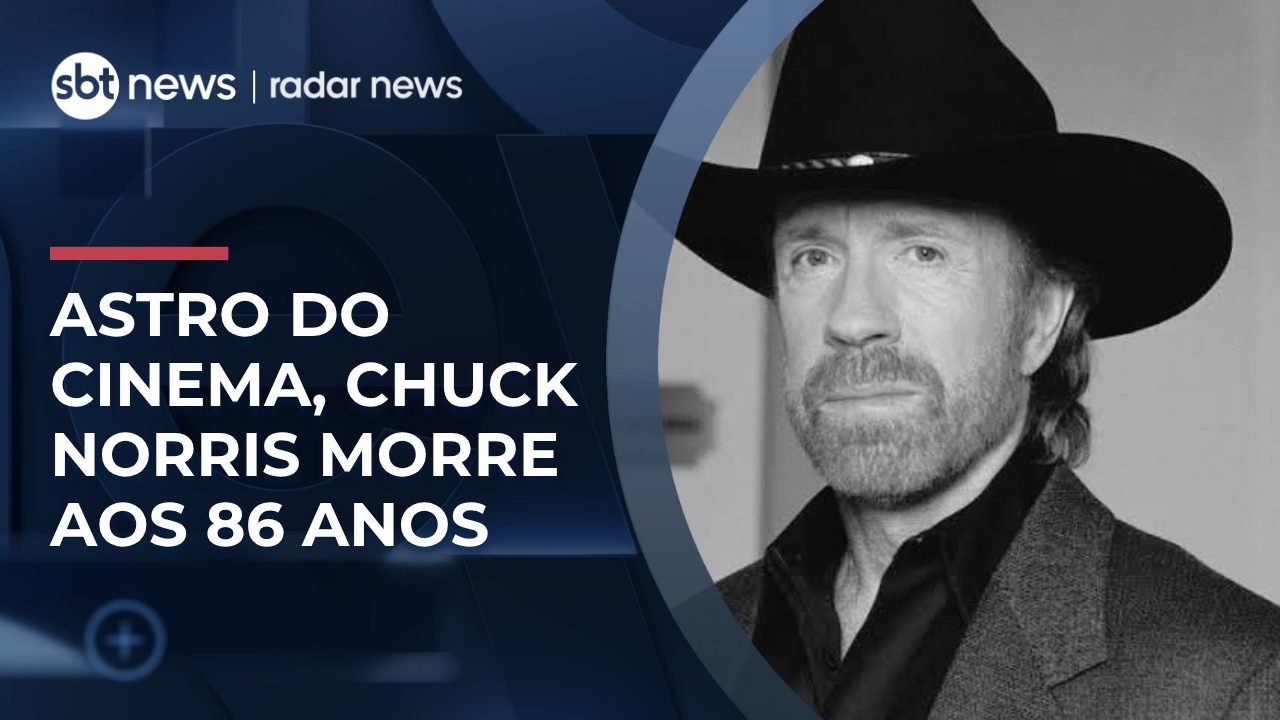 Astro do cinema, ator Chuck Norris morre aos 86 anos | #RadarNews